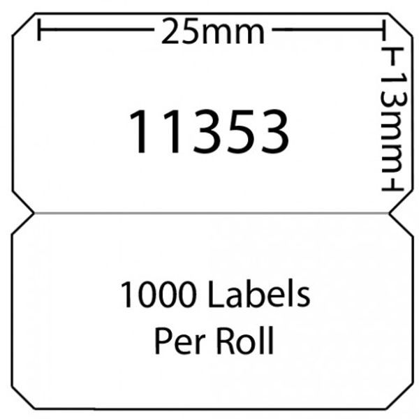 Picture of 11353 - 1000 X 12mm X 24mm DYMO Compatible Labels